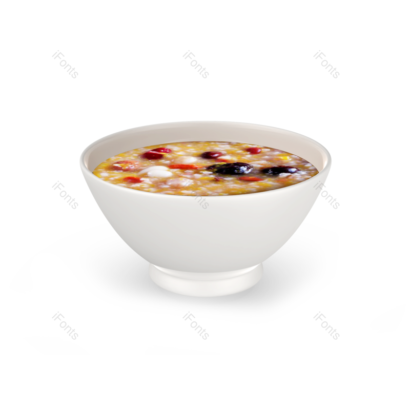 立体图片,腊八元素,腊八粥PNG,免抠素材